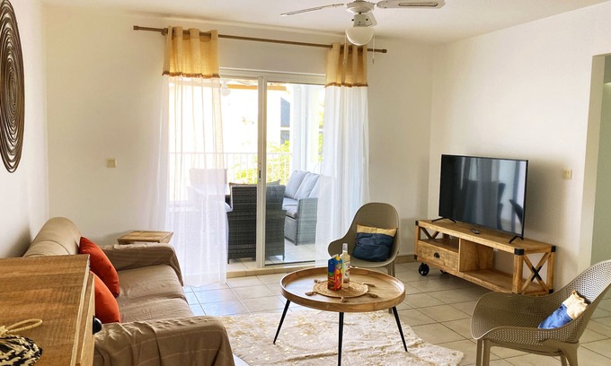 Trois-Ilets Apartment | Alizé, 4 pers, spacieux, plage