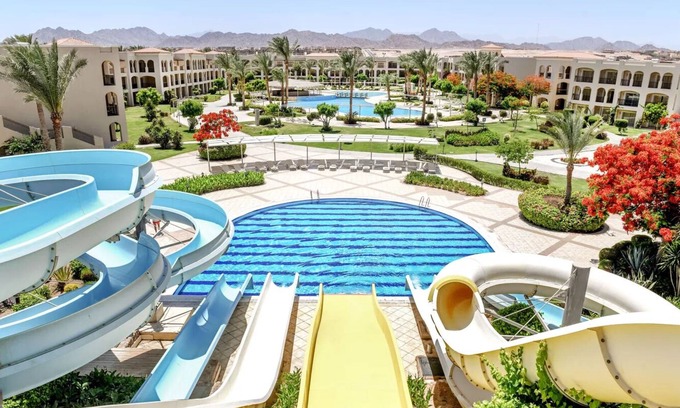 Sharm El Sheikh Hotel | All‑Inclusive & Waterslides Resort w/Beach Access, Tennis, Games & Kids’ Club