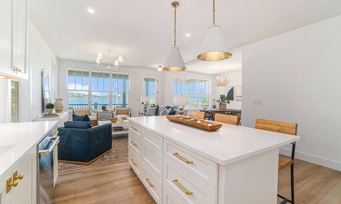 Frankfort Cottage | All-new Crystal Lake Modern Lakefront Cottage