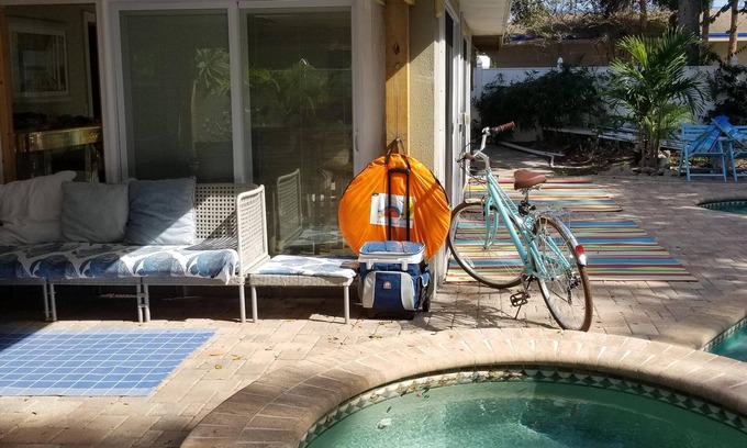 Belleair Bluffs Apartment | All Pets Free! Steps to Striking Heated Pool & Spa withlPrivate Patio
