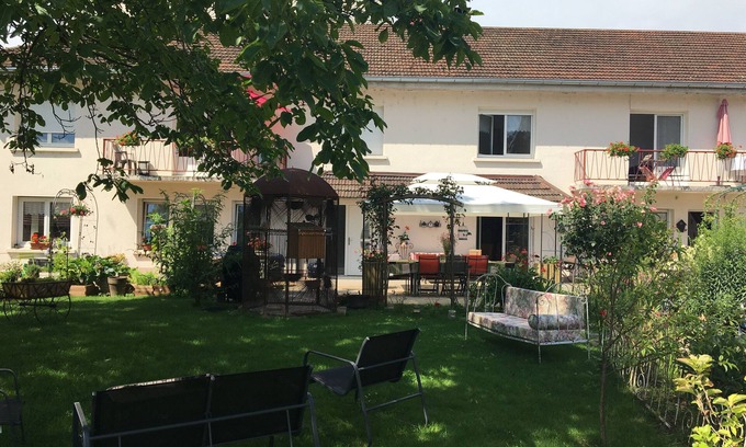 Luxeuil-les-Bains Apartment | Alouette F1 furnished city center 400m from Spa, Casino, garden, private parking