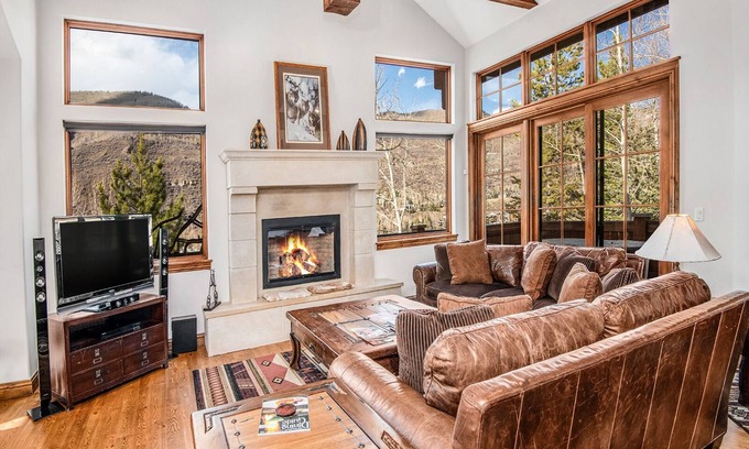 Highland Meadows House | Alpine Drive Chalet | 4BR West Vail Home | Hot Tub and Partial Summer AC
