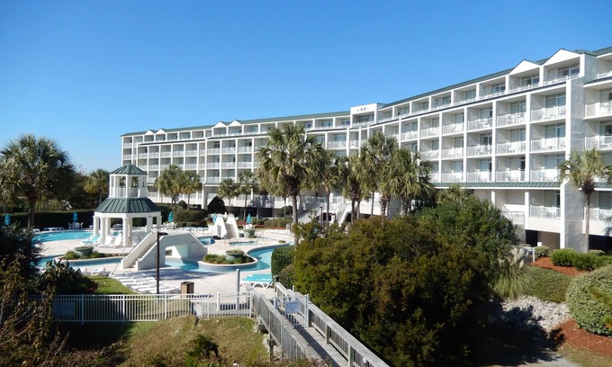 Litchfield by the Sea Condo | Amazing Oceanview Top floor End Unit oceanfront condo, Pool & Lazy River, 2 BR