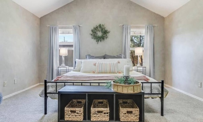 Lubbock House | Amazing patio with pergola, enclosed patio, finished out garage!