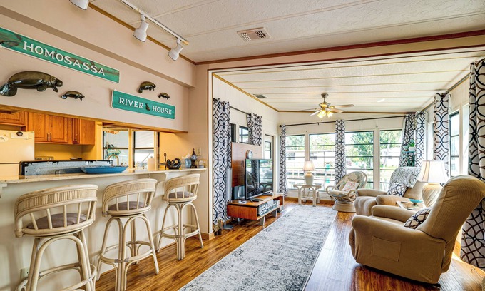 Homosassa House | Angler's Paradise! Homosassa River Retreat w/Dock