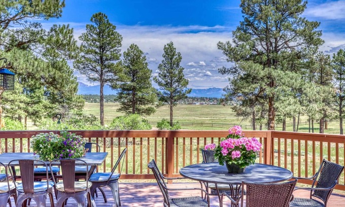 Pagosa Springs House | Antelope Ranch: Spacious Deck, Luxury Amenities, Mountain View Home Close to Hot Spring & Wolf Creek