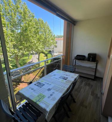 Cap d'Agde Apartment | ANTINEA Joli T2 cabine piscine proche plage Richelieu cap d'Agde