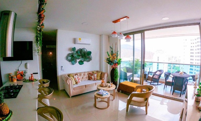 Pozos Colorados Apartment | Apartamento en santa marta pozos colorados Samaria club de playa