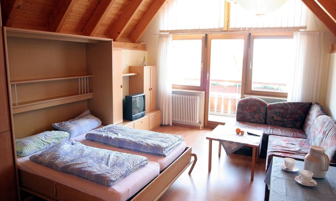 Immenstaad am Bodensee Apartment | Apartment 'Typ C 01' with Lake View, Shared Garden and Wi-Fi