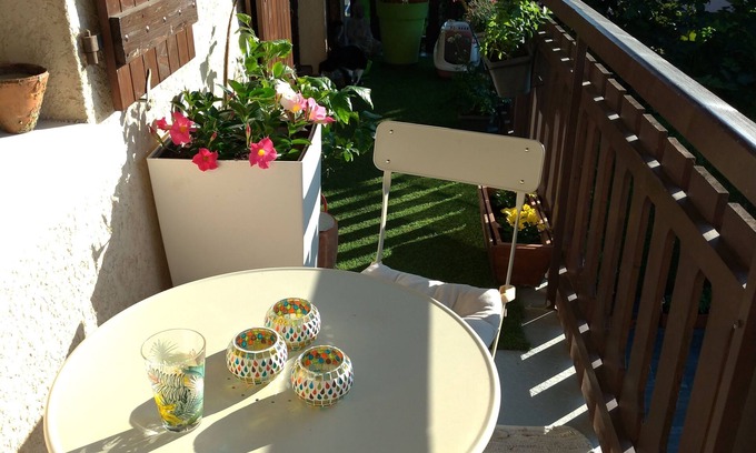 Saint-Jorioz Apartment | Apartment 10 minutes from the lake and view of La Tournette