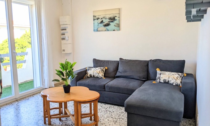 Le Barcares Apartment | Apartment 100m from beach, new 40m2 in villa, terrace 20m2