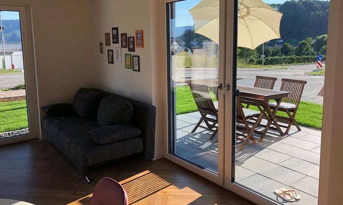 Ludwigshafen Apartment | Apartment, 50 sqm, 1 bedroom, 1 living/dining room, terrace, max. 3 people