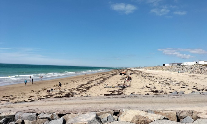 Gouville-sur-Mer Apartment | Apartment 5 minutes from the beach with SPA and swimming pool