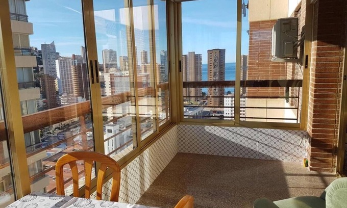 Rincon de Loix Apartment | Apartment 'Acuarium Lux' with Shared Pool, Wi-Fi and Air Conditioning