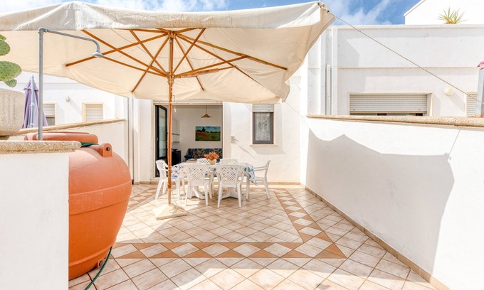 Santa Maria di Leuca Apartment | Apartment 'Baia Delle Sirene Le' with Private Terrace and Air Conditioning