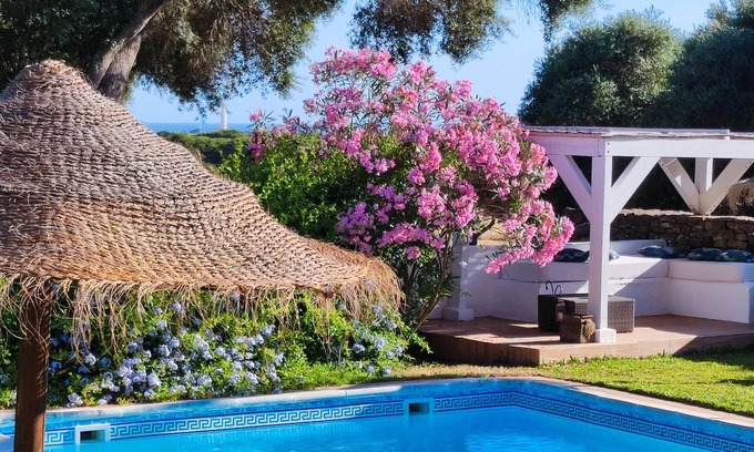 Los Canos de Meca House | Apartment 'Casa Rural Maximon Rojo' with Sea View, Wi-Fi and Air Conditioning