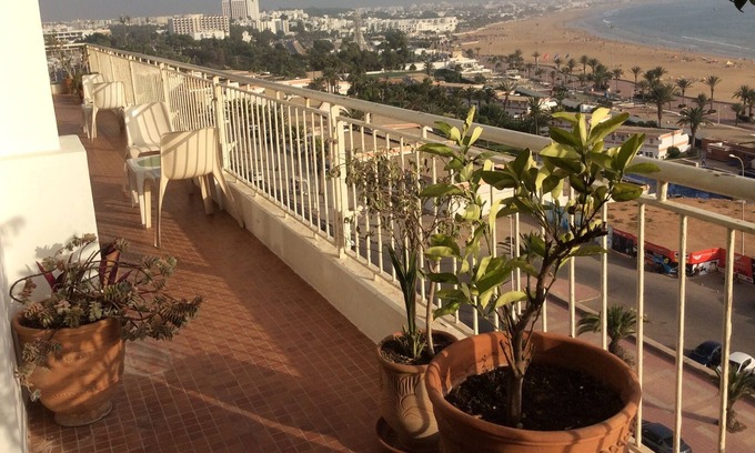 Secteur Touristique Apartment | Apartment facing the beach of Agadir, magnificent sea view.