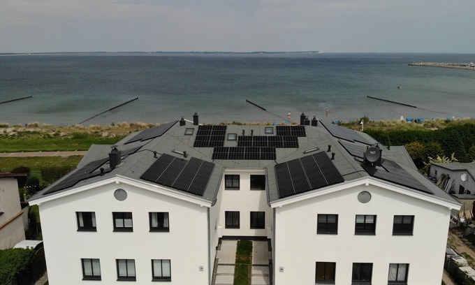 Glowe Apartment | Apartment first beach line with direct sea view in new building in Glowe