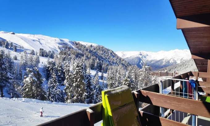 Belle Plagne Apartment | Apartment 4-6p Belle Plagne, ski-in, mountain view, sunny
