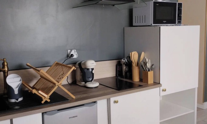 Amphion-les-Bains Apartment | Apartment 'L'escapade Lacustre 2 Proche Plage' with Mountain View, Shared Garden and Wi-Fi
