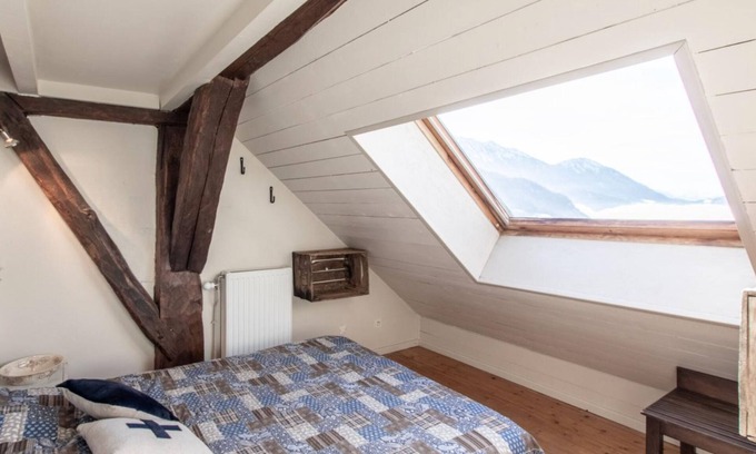 Saint-Ferreol Apartment | Apartment 'Les Anailles' with Mountain View, Shared Terrace and Wi-Fi