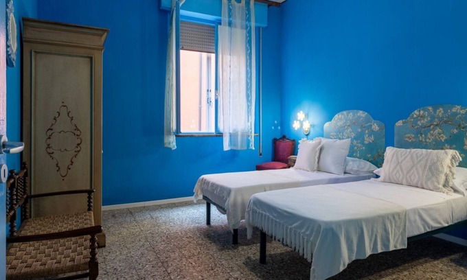 Ferrara Apartment | Apartment located on the second floor of a three-story building with no elevator.In 60 square meters of space it comfortably accommodates 6 people, with one double bedroom, one with two single beds and a sofa bed in the living room.The property is locate