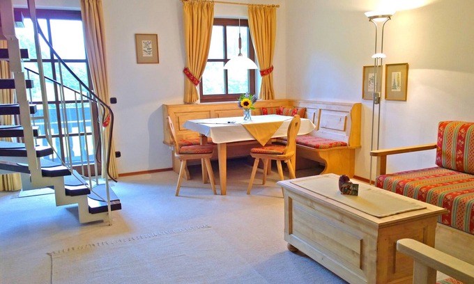 Aschau im Chiemgau Apartment | Apartment No. 17 °, maisonette 56 sqm an extra bedroom with east balcony °