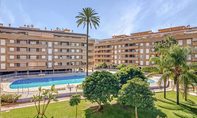 Denia Apartment | Apartment 'Puerto Romano Denia' with Shared Pool, Private Terrace and Air Conditioning