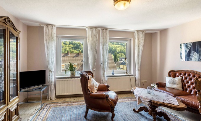 Arnsberg Apartment | Apartment 'Schlossbergblick' with Shared Terrace, Shared Garden and Wi-Fi