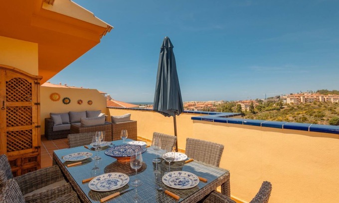 El Faro Apartment | Apartment; sea views, large terrace, close to beach; El Faro, Mijas