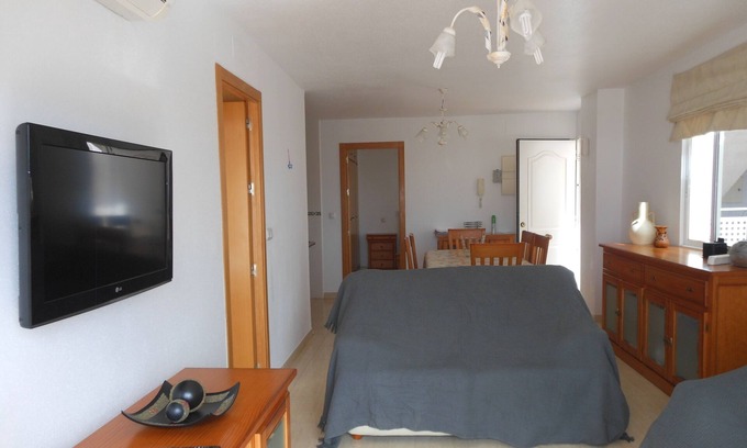 Puerto de Mazarron Apartment | Apartment with Sea Views, fully Air-Conditioned-Free WiFi available upon Request