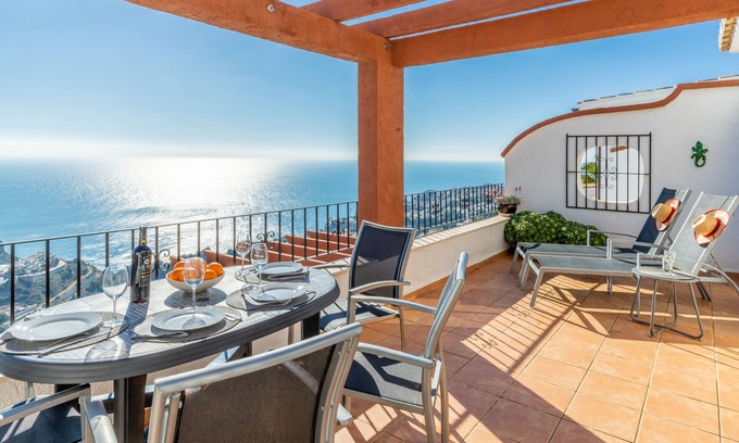 Cumbre del Sol Apartment | Apartment with 180-Degrees Sea View, Terrace, Shared Pools & Wi-Fi