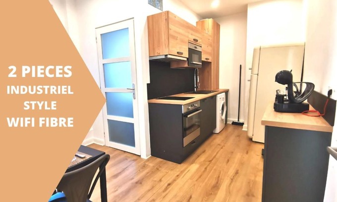 Mulhouse Apartment | Appart Industriel à 5 min à pieds de la Gare