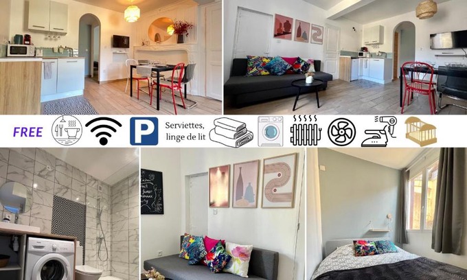 Thiers Apartment | APPART TOTORO @ FREE PARKING/WIFI/DRAPS