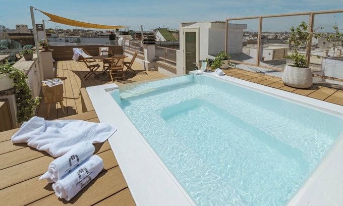 Mesagne Apartment | Appartamento Lusso con Piscina Privata sul Tetto