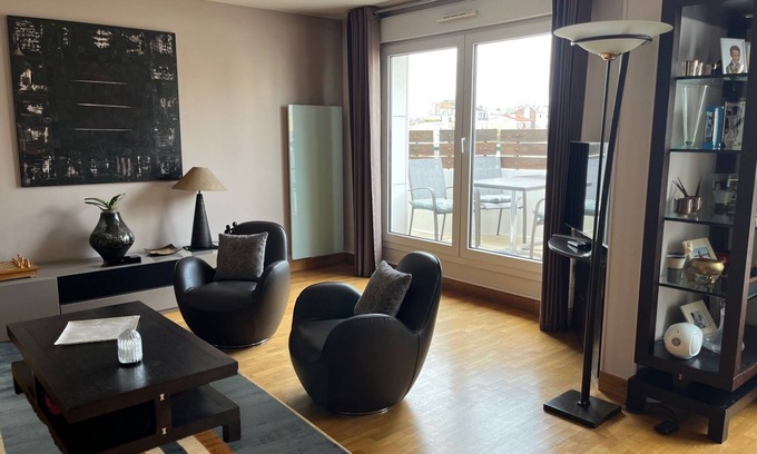 Centre Ville House | Appartement Familial Moderne Avec 2 Terrasses à Boulogne-billancourt