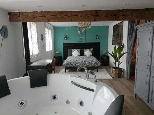 Montreux-Chateau Apartment | Appartement avec Balnéo