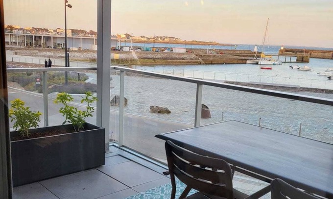 Quiberon Apartment | Appartement avec loggia vue mer port Maria