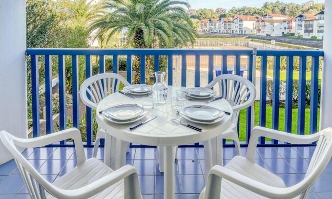 Behobie Apartment | Appartement avec Terrasse et Piscine à 2 pas de la Plage - FR-1-4-567