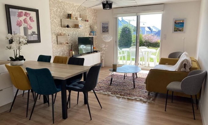 Saint-Cast-le-Guildo Apartment | Appartement Cosy Avec Wifi à 600m de la Plage