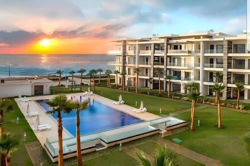 El Mansouria Apartment | Appartement de luxe en bord de mer avec piscine