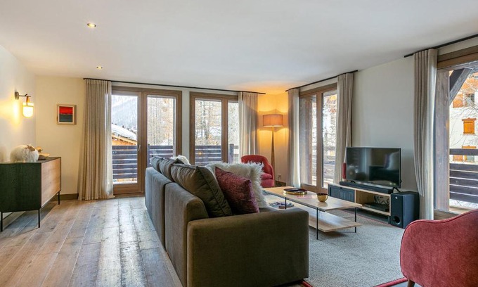 Le Cret Apartment | Appartement haut standing, 5 pièces pour 8 pers., proche du centre, lumineux, Val-d'Isère - FR-1-694-4