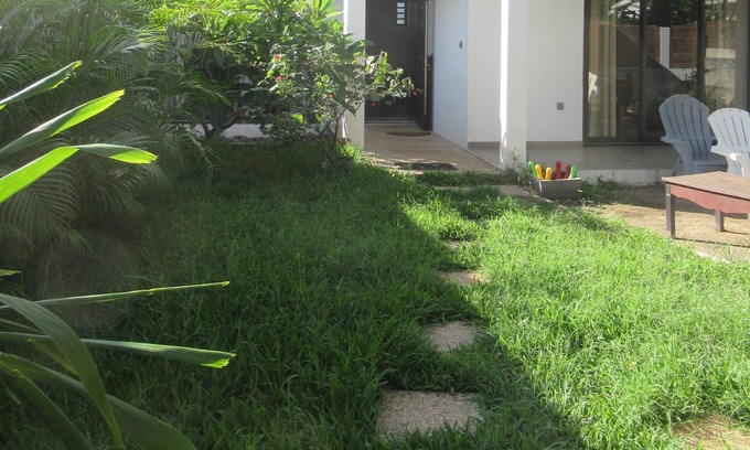 La Saline Les Bains House | Appartement Maithé 4 feet in the sand at the seaside