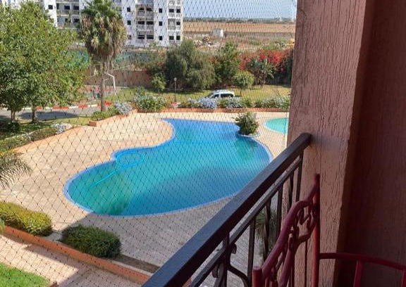 Pont Blondin Apartment | Appartement mohamedia Ricoflores vue sur piscine