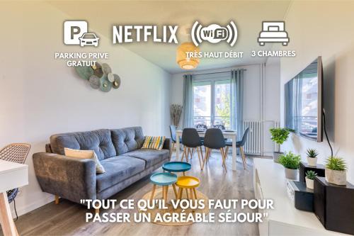 Centre Ville Rive Gauche Apartment | Appartement tout confort - Parking privé gratuit