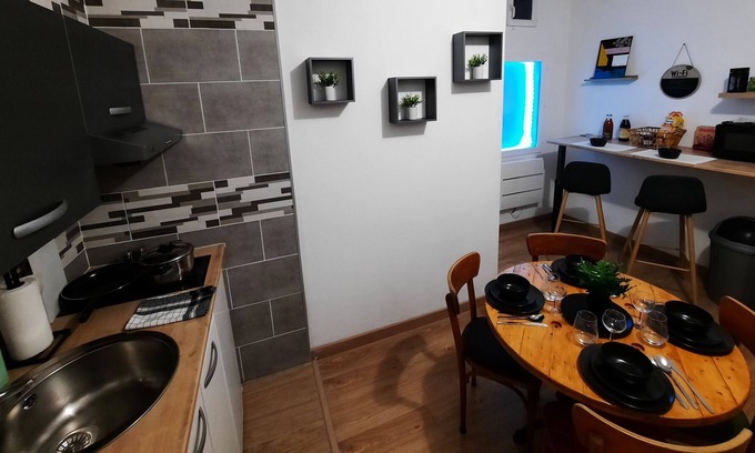 Valenciennes Apartment | Apt 103-Apartment-Designer-Ensuite with Shower