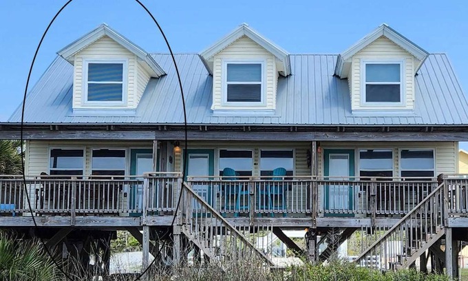 Cape San Blas House | Aqua Essence - Unit 1 - Gulf Front, Pet Friendly, Save 15% on 25' Bookings!