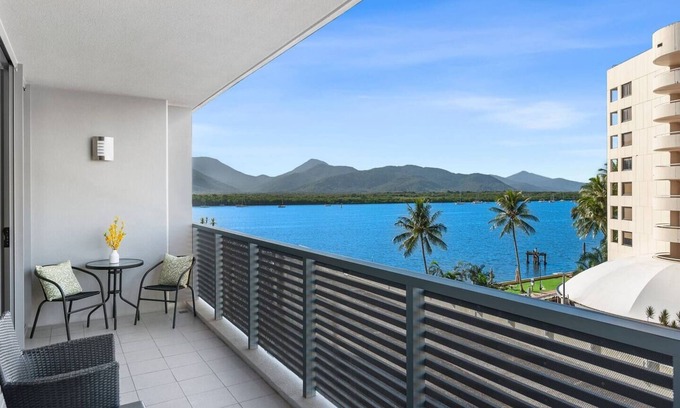 Cairns Central Business District Apartment | Aqua Vista at Harbour Lights Poolside Panorama