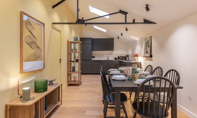 Gentilly Apartment | Architect Loft - 15 min from city center - 3 bedrooms - 8 guests