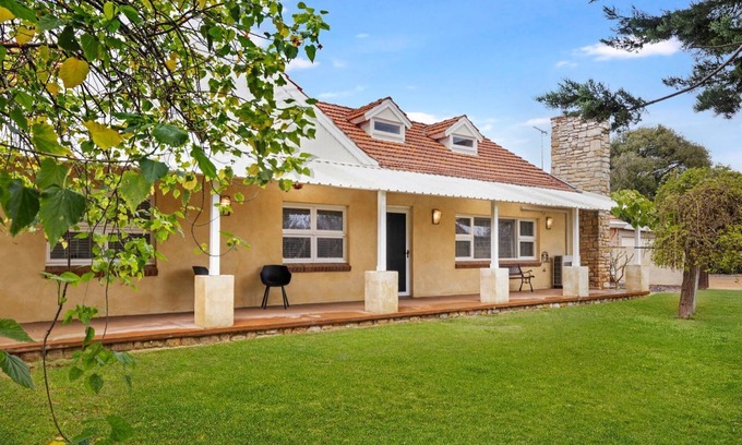 West Busselton House | Ashdene Busselton- The older style cottage house has had a full facelift whilst still maintaining th